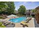 Community pool area with lounge chairs and a relaxing atmosphere at 2442 Crescent Park Ct, Atlanta, GA 30339