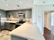 Contemporary kitchen with stainless steel appliances and white countertops at 199 14Th Street Ne St # 704, Atlanta, GA 30309