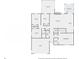 Floor plan showcasing layout of bedrooms, bathrooms, living room, and kitchen at 2695 Trotters Walk Trl, Snellville, GA 30078