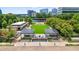 Aerial view of a meticulously landscaped business park with a central common area for employees at 10 Perimeter Summit Ne Br # 2312, Atlanta, GA 30319