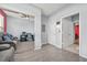 Versatile living space showcasing flexible layout and a mirrored closet in the back at 10 Perimeter Summit Ne Br # 2312, Atlanta, GA 30319