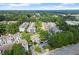 Aerial view of community showcasing lush greenery, well-maintained buildings, and convenient parking at 620 Granville Ct, Sandy Springs, GA 30328