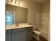 Bathroom with a vanity, large mirror, and combination tub and shower at 3908 Shelleydale Dr # 39, Powder Springs, GA 30127
