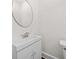 Bathroom view of sink, vanity, mirror, toilet, and fresh white paint at 2830 Alston Drive Se Dr, Atlanta, GA 30317