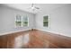 Bright bedroom with hardwood floors and plenty of natural light at 2830 Alston Drive Se Dr, Atlanta, GA 30317
