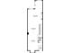 Second floor floorplan with a living room, dining area, kitchen, and foyer at 4311 Parkside Pl, Atlanta, GA 30342