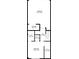Floorplan features a garage, storage, bedroom, bath, and walk-in closet at 4311 Parkside Pl, Atlanta, GA 30342