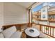 Cozy patio with comfortable seating and views of the surrounding neighborhood at 4311 Parkside Pl, Atlanta, GA 30342