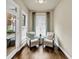 Cozy sitting area with chairs, natural light, and serene view at 4311 Parkside Pl, Atlanta, GA 30342