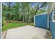 Great backyard with storage shed, patio, and landscaping at 1718 Cahoon Sw St, Atlanta, GA 30310