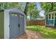 New Storage shed on a private lot, featuring easy access to a home at 1718 Cahoon Sw St, Atlanta, GA 30310