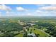 Wide aerial view of homes and green space in a picturesque landscape at 207 Breckenridge Ct, Canton, GA 30115