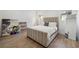 Bedroom with neutral walls, comfortable bed and decorative art provides a relaxing retreat at 1740 S Gordon Sw St, Atlanta, GA 30310