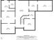 Basement floor plan displaying room dimensions at 2709 Gentry Dr, Douglasville, GA 30135