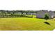 Large grass-covered back yard surrounded by community homes at 3695 Andover St, Cumming, GA 30028