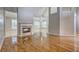 Living room with fireplace and shiny hardwood floors at 490 Grand Teton Cir, Fayetteville, GA 30215