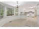 Eat-in kitchen area with big windows and white trim at 1051 Rock Springs Rd, Lawrenceville, GA 30043