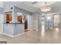 Bright living area with hardwood floors and kitchen views at 4234 Stillwater Dr, Duluth, GA 30096