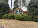 Brick entryway sign for Harvard Park community at 228 Cornell Ct, Villa Rica, GA 30180