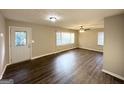Bright living room with hardwood floors and lots of natural light at 1884 Derrill Dr, Decatur, GA 30032