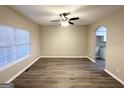 Bright dining room with hardwood floors and window at 1024 Ada Nw Ave, Atlanta, GA 30318
