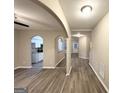 Open living area with kitchen and hardwood floors at 1024 Ada Nw Ave, Atlanta, GA 30318