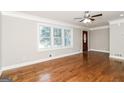 Bright living room with hardwood floors and large windows at 3404 Sherrod Dr, Marietta, GA 30008