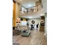 Spacious living room with high ceilings and a loft view at 144 Cottsford Sw Dr # 22, South Fulton, GA 30331