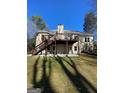 Spacious deck and stairs leading to backyard at 45 Gardenia Ct, Oxford, GA 30054