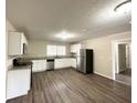 Modern kitchen featuring stainless steel appliances and granite countertops at 4568 Dorset Cir, Decatur, GA 30035