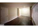 Bright living room featuring hardwood floors and a large window for natural light at 191 Florida Sw Ave, Atlanta, GA 30310