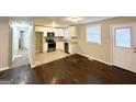 An efficiently designed kitchen with stainless steel appliances and abundant white cabinetry at 360 Belgarde Pl, Atlanta, GA 30354