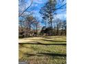 Spacious grassy yard surrounded by mature trees, creating a serene and natural setting at 8380 Cedar Grove & 8400 Teal Road Rd, Fairburn, GA 30213