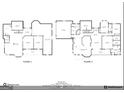 Detailed floor plan of the house, showcasing the layout of both floors and room dimensions at 232 Darwish Dr, Mcdonough, GA 30252