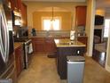 Kitchen with stainless steel appliances and granite counter tops at 11 Reese Way, Avondale Estates, GA 30002