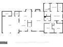 Detailed floor plan showcasing the layout of the house with various rooms and spaces at 101 Saddlebrook Dr, Peachtree City, GA 30269