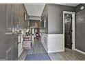 Elegant entryway with hardwood floors and tasteful decor at 1747 Deer Crossing Cir, Jonesboro, GA 30236