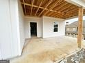 Covered patio provides a relaxing outdoor space at 138 Silvercrest Dr # 169, Acworth, GA 30101