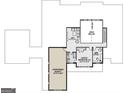 Upstairs floor plan featuring a loft, guest bedroom, and unfinished bonus room for flexible living spaces at 0 Coastline Rd # 5, Fayetteville, GA 30214