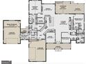 Detailed floor plan showcasing the layout of the home, including the kitchen, living areas, and bedrooms at 0 Coastline Rd # 5, Fayetteville, GA 30214