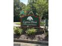 Community sign for Cypress Point at River's Edge Plantation at 12214 Cypress Way, Fayetteville, GA 30215