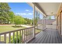 View from the front porch overlooking the neighborhood street at 4014 Golfview Dr, Villa Rica, GA 30180