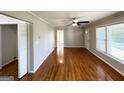 Spacious living room with hardwood floors, neutral walls, and ample natural light at 2818 Lynda Pl, Decatur, GA 30032