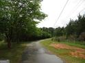 Scenic driveway winding through mature trees, lined with lush greenery at 2997 Happy Hollow Se Dr, Conyers, GA 30094