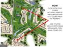 Community map highlighting proximity to the golf course, clubhouse, pool, tennis courts, and restaurants at 2124 Gaddis Rd, Canton, GA 30115