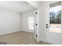 Bright office with glass French doors and a view of the outdoors at 412 Cantrell Drive, Dallas, GA 30157