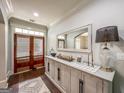 Inviting foyer features elegant decor and ample storage at 106 Tullamore Trl, Tyrone, GA 30290