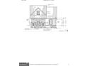 Detailed front elevation drawing with stone water table and timber columns with stone wraps at 509 Tree Rdg, Carrollton, GA 30116