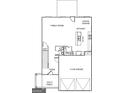 Layout of the house, including kitchen, dining, living, and garage at 5314 Tolar Rd # 23, South Fulton, GA 30213