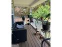 Relaxing covered porch with comfortable seating and decorative plants at 1137 Eagles Nest Cir, Carrollton, GA 30116